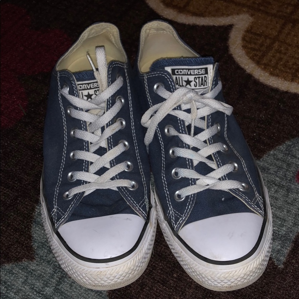 Navy converse